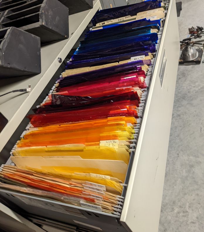 Photo of a file drawer with gel